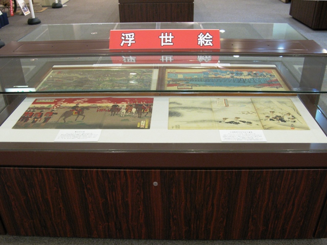 浮世絵展示風景